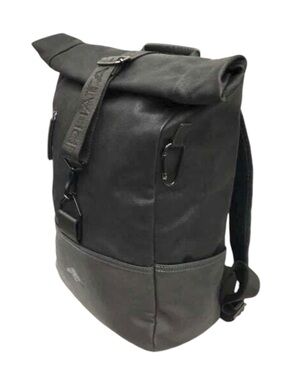 Red Bull Alpha-Tauri Vegan Leather Roll Top Backpack, Deep Laptop Commuter Bag